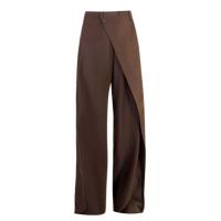 Pantalones Largos y Anchos de Moda Minimalista para Mujer Vestido Irregular de Negocios Casual - details 3
