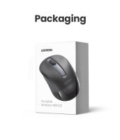 Ratón UGREEN inalámbrico 2,4G forma ergonómica clic silencioso 2400 DPI para MacBook Tablet ordenador portátil ratón - details 13