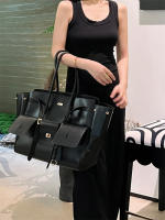 Bolsa de mano Neutral Spice Girl, nueva, de gran capacidad, para viajes diarios, de cuero, estilo punk, con cierre y asa de ala. - details 14