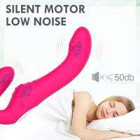 Consolador masajeador de próstata Anal sin tirantes para mujer, vibrador doble femenino, punto G, Juguetes sexuales para adultos, pareja, 10 velocidades - details 12