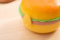 Fiambrera hamburgas, Tupper para niños, colegio, con 3 Compartimentos y Cubiertos,Apta para Microondas - details 18