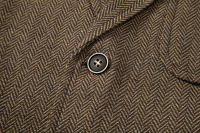 Chaleco de Tweed Grueso de Moda Retro para Hombres Chaleco de Fiesta de Ocio Casual Británico con Múltiples Bolsillos - details 26