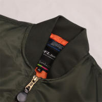DAFEILI Vintage hombres Casual impermeable chaquetas de aviador moda de invierno abrigo grueso militar táctico Outwear - details 13
