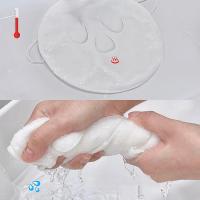 Toalla de compresión caliente de algodón, compresa húmeda, toalla facial al vapor, mascarilla para el cuidado de la piel, limpia los poros de la piel, compresa caliente hidratante - details 11