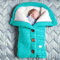 Saco de Dormir Tejido para Bebés, Acolchado y con Forro, Ideal para Cochecitos en Primavera, Otoño e Invierno, Diseño con botón - details 12
