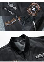 Chaqueta de piloto de la Fuerza Aérea para hombre, traje de béisbol de otoño/invierno, marca de moda, doble cara, grueso, grande - details 12