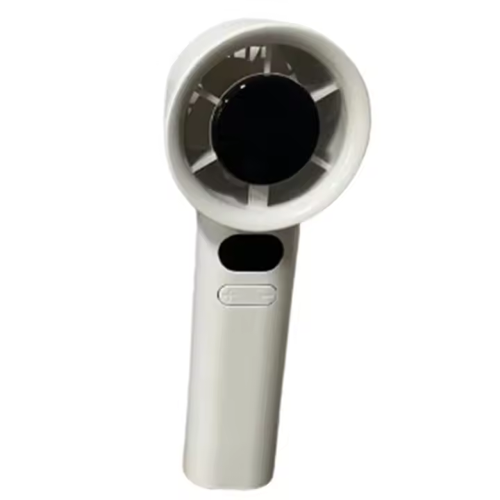 Ventilador de mano ajustable de 120 engranajes, ventilador eléctrico pequeño portátil recargable por USB, Mini refrigerador de aire de refrigeración de turbina de alta velocidad - 1