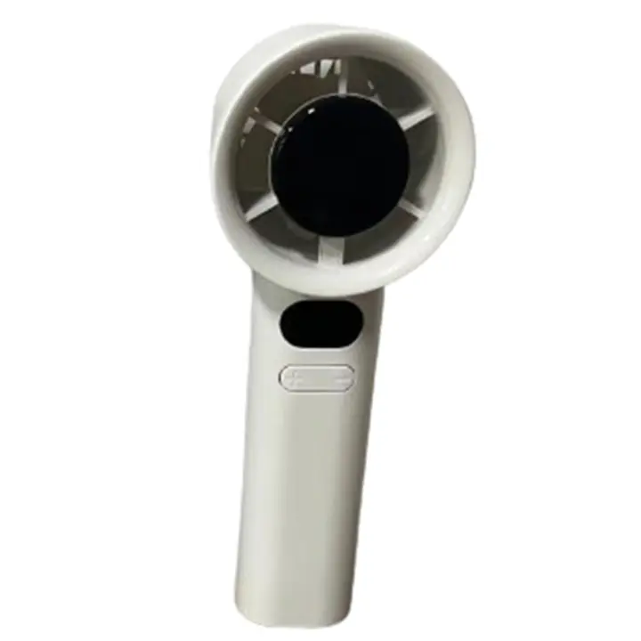 Ventilador de mano ajustable de 120 engranajes, ventilador eléctrico pequeño portátil recargable por USB, Mini refrigerador de aire de refrigeración de turbina de alta velocidad - 1