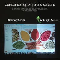 Pantalla antiluz para colgar en la pared, proyector ALR 4K de 60, 100 y 120 pulgadas, con tejido reflectante - details 1