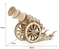Rompecabezas 3D de Madera Robotime Juego de Artesanía de Asedio Medieval - details 8