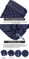 Colchón Inflable Para Acampar Al Aire Libre Con Almohadas Y Bomba De Inflado Integrada Ultraligero Matrícula De Navegación Para Senderismo - details 0