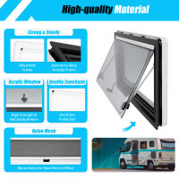 Ventana de Camión RV de Doble Acrílico Marco Exterior de Aluminio Ventana de Salida de Emergencia - details 2