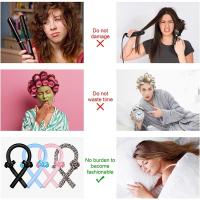 Rizador De Pelo Sin Calor, Varilla Para Rizar De Gel, Rulos Flexibles Ondas Sin Calor, rizadores De Pelo Sin Calor (Rosa) - details 20