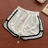 Nuevos pantalones cortos informales a rayas para mujer, pantalones cortos deportivos holgados Harajuku coreanos que combinan con todo, moda de verano, Mini pantalones cortos finos simples para Yoga para mujer - details 2
