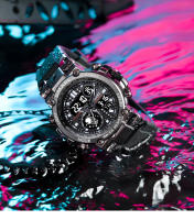 Reloj Deportivo SMAEL de Aleación de Moda Resistente al Agua con Movimiento de Cuarzo Digital+Quartz para Entrenamiento Militar y Nadado - details 14