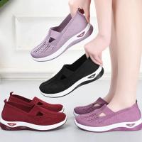 Nuevos zapatos casuales cómodos de verano para mujer, zapatos planos de mujer de suela blanda de moda con agujeros de ventilación - details 2