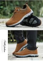 Zapatos de Senderismo de Cuero de Gamuza para Hombres Calzado de Exteriores Original - details 9