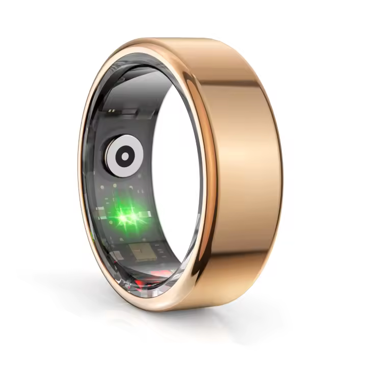 2025 SANLEPUS Smart Ring, rastreador de sueño, monitorización de frecuencia cardíaca/presión arterial/oxígeno en sangre las 24 horas, rastreador de actividad física, duración de batería de 6 días - 1