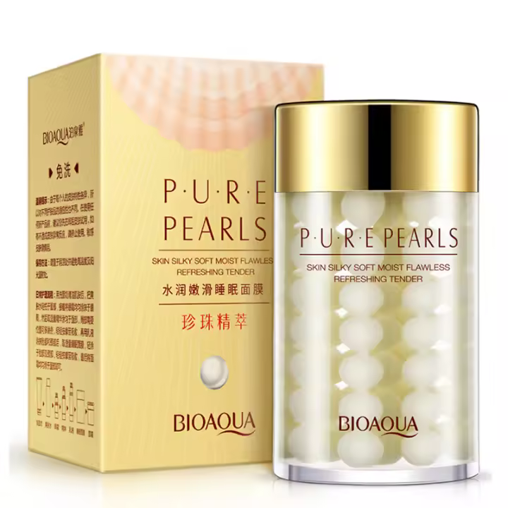 BIOAQUA crema Facial de perlas puras crema hidratante reafirmante para el cuidado de la piel crema Facial belleza salud cuidado de la piel - 1