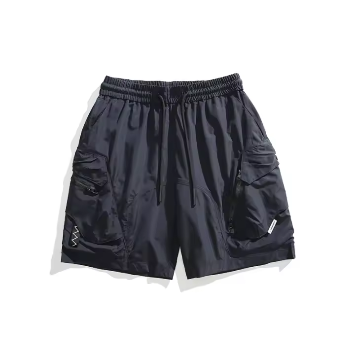 Verano al aire libre de tres a prueba de pantalones cortos de carga americana funcional viento impermeable deportes pantalones cortos sueltos de los hombres - 1