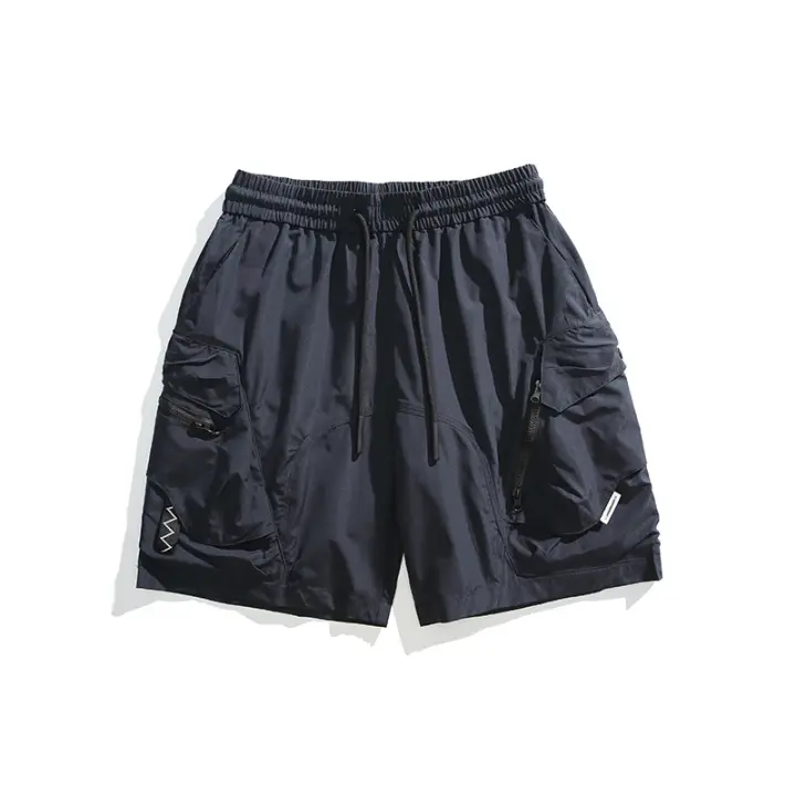 Verano al aire libre de tres a prueba de pantalones cortos de carga americana funcional viento impermeable deportes pantalones cortos sueltos de los hombres - 1