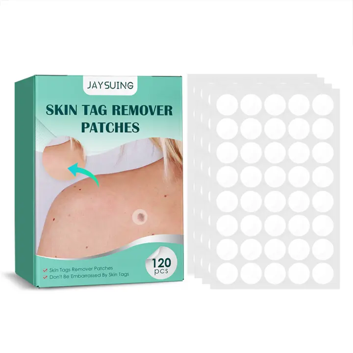 Parche eliminador de etiquetas para la piel, tratamiento de verrugas, acné, granos, pegatinas absorbentes, Gel hidrocoloide, antiinfección, cuidado de la piel, 120 piezas - 1