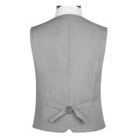 El nuevo vestido chalecos para hombres de Color sólido de un solo pecho ajustado traje para hombres chaleco masculino chaleco Homme Casual mangas - details 4