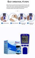 Kit de prueba de hemoglobina en sangre HB/HCT para el hogar, analizador de hemoglobina, prueba de anemia en casa, kit de prueba de nivel de hierro en sangre para el hogar - details 8