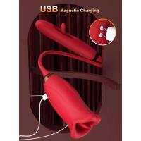 Empaque privado SEX Vibrador de lengua telescópico para clítoris y estimulación del punto G - details 23