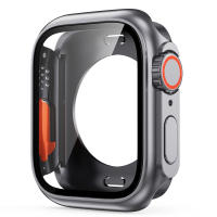 Screen Protector Cover for Apple Watch 44mm 45mm 40mm 41mm Hard PC Front Rear Bumper Case for iwatch 9 8 7 6 5 4 Change To Ultra - details 6