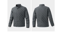 Chaquetas bomber de cuello alto para hombre, camisetas cálidas acolchadas de algodón, rompedores retro, chaqueta artesanal, moda de otoño e invierno - details 11