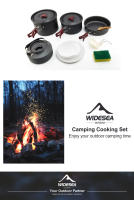 Juego de Cocina al Aire Libre Widesea Set de Ollas y Cubiertos para Camping y Excursiones Equipamiento para Picnics y Viajes - details 9