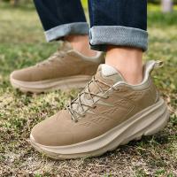 Zapatillas de Correr Antideslizantes de Cuero Nubuck Calzado Deportivo Casual para Hombres - details 7