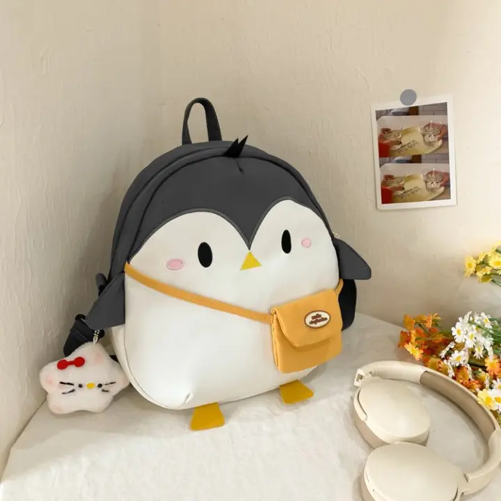 Mochila de Nylon Resistente a la Suciiedad Diseño de Dibujos Animados Ideal para Jardín de Infantes, Escuela, Uso Casual - 1