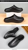 Zapatos De Chef Para Hombre, Zapatillas De Negocios, Cubierta Impermeable Para El Dedo Del Pie, Zapatillas Diarias De Talla Grande 39-46, Mocasines, Zapatos De Cocina A Prueba De Aceite - details 5