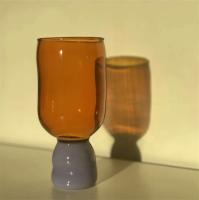 Taza de borosilicato de color, forma curva en S, vidrio resistente al calor, colas de vino, café, taza de agua helada - details 5