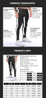 Leggings deportivos para hombre Pantalones deportivos para hombre Jogger Training - details 1