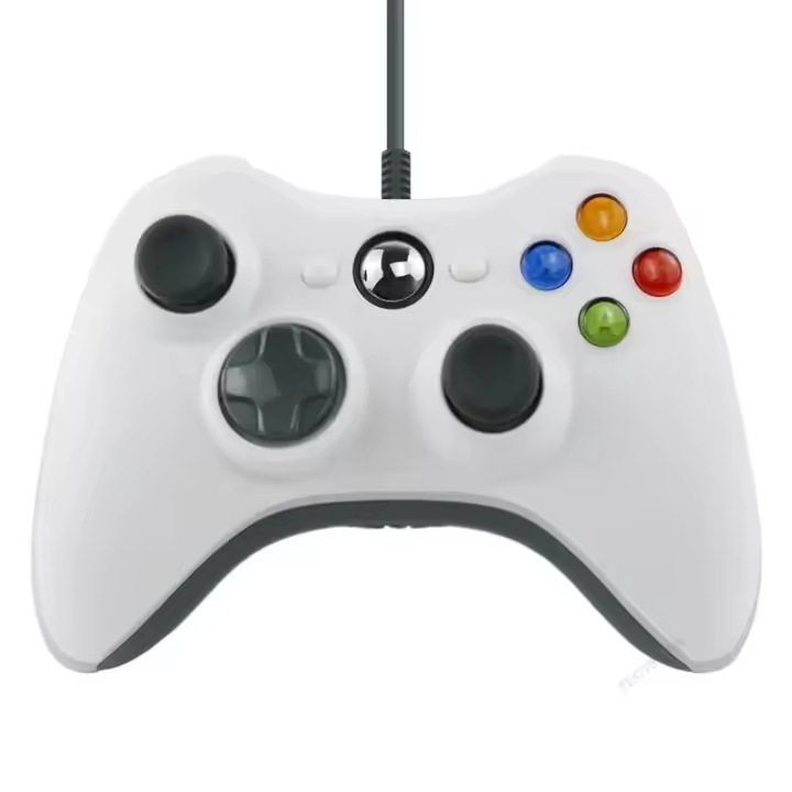 Mando con cable USB para consola Xbox360, Joypad para Win 7/8/10 PC, Mando para Xbox 360 - 1