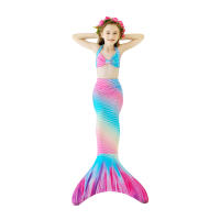 Traje de baño de cola de sirena para niñas, ropa de playa, Bikini, 2023 - details 6
