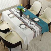 Tablecloth cover tablecloth waterproof, oil-proof and anti-slip tablecloth 4/6/8/10 seats - details 8