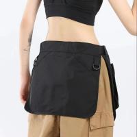 Bolsa de herramientas, riñonera multifuncional, delantal ajustable negro, riñonera portátil de gran capacidad para montañismo - details 11