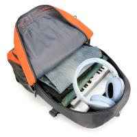 Mochila de Senderismo Multifuncional Ligera con Accesorio para Bastones de Trekking, Bolsa de Viaje y Montañismo de Nailon Duradero con Correas Ajustables, Múltiples Compartimentos y Bolsillos Laterales de Malla - Negra, Accesorios de Senderismo - details 3