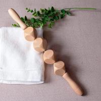 Masajeador de Rodillos de Madera Herramienta de Drenaje Límpico Anti-Celulitis - details 1