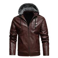 Chaquetas para hombres Chaqueta Masculina invierno juvenil cuello alto Casual abajo y chaqueta cálida con capucha chaqueta de cuero para hombres L-5XL - details 0