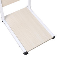 Mesa de Cara Ajustable de Altura Material Duradero, Belleza Contemporánea, Rendimiento Bueno para Hospital, Mesa de Sofá con Ruedas, Forma Rectangular, Ancho de 35cm, Profundidad de 55-80cm - details 7