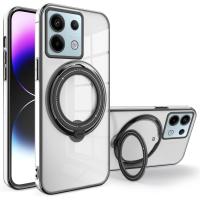 Funda para Xiaomi Redmi Note 13 Pro 5G, Funda antigolpes de TPU transparente con soporte giratorio 360 - details 7