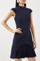 Elegante Vestido Sin Mangas con Cuello Redondo Vestido Ajustado con Flecos para Fiesta o Noche - details 3