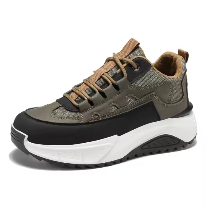 Dropshipping logo cómodo estilo de caminar grueso para hombres, zapatos casuales antideslizantes y duraderos - 1