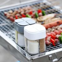 Dispensador de plástico 4 en 1, recipiente con tapa sellada, mezclador de condimentos, caja de especias VIE y cocina para acampar - details 1