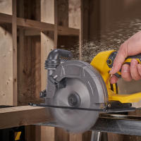 Sierra circular inalámbrica MELLWIN de 6 pulgadas sin escobillas 45 °   Máquina de corte multifunción con ajuste de ángulo para juego de pines de batería Makita de 18V - details 11